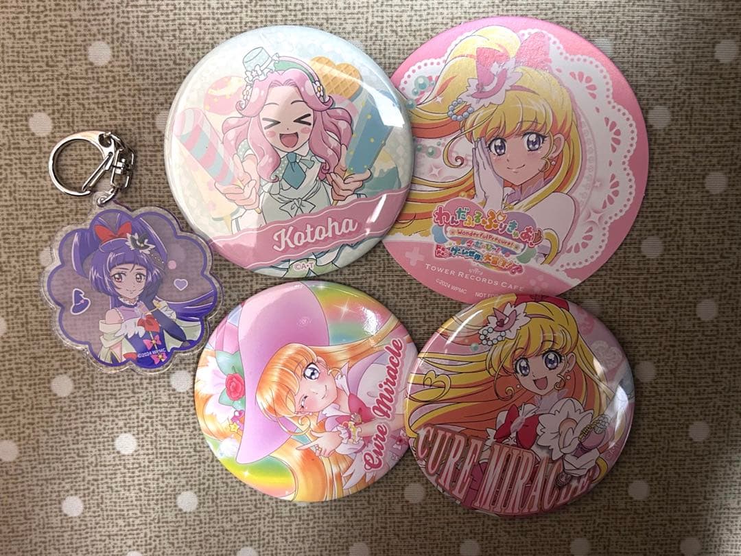 キュアミラクル キュアフェリーチェ 缶バッジ 魔法つかいプリキュア