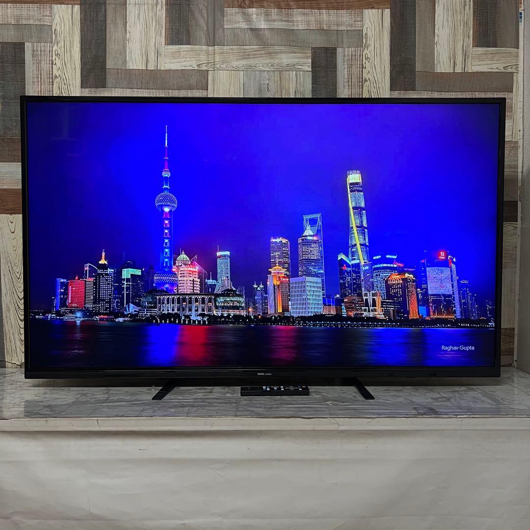 screaming666さん専用全国送料込DMM55V型4K液晶ディスプレイ