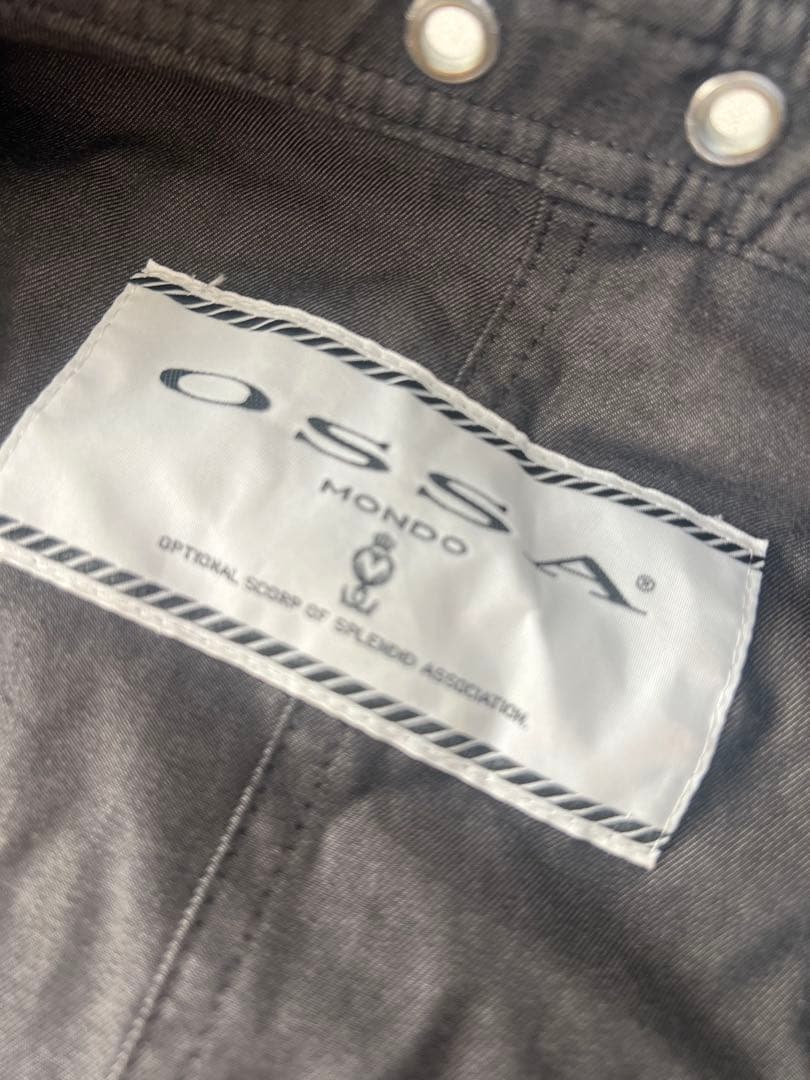 OSSA MONDO オッサモンド デニム風 ジレ グランジ ベスト