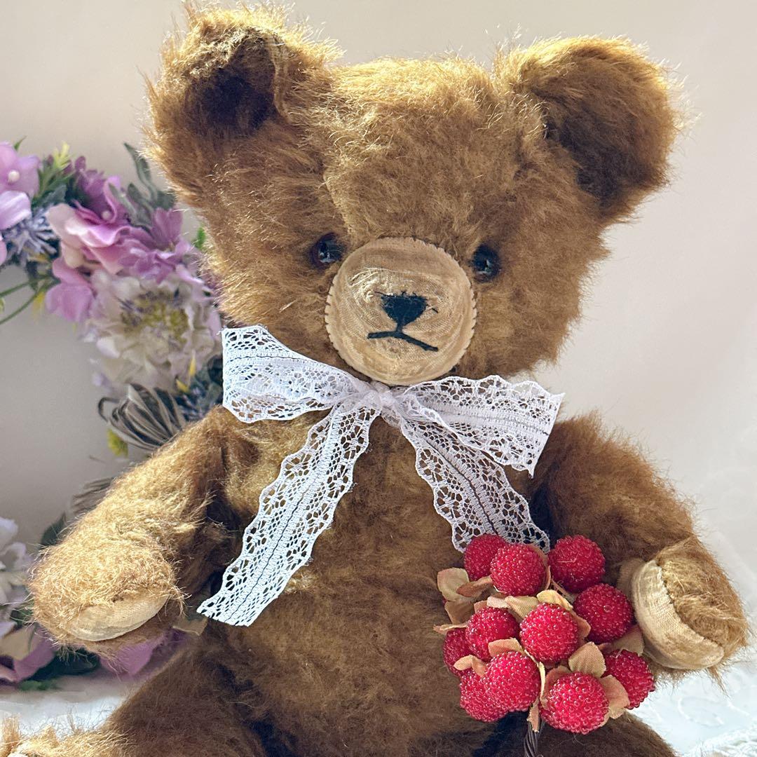 きょう 様❤️Knickerbocker❤️ antique brown bear Knickerbocker Bear - Etsy