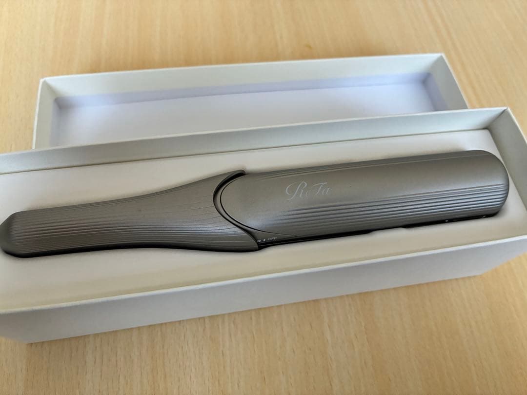 リファフィンガーアイロンSTシャンパンゴールド箱付保証書付 美品