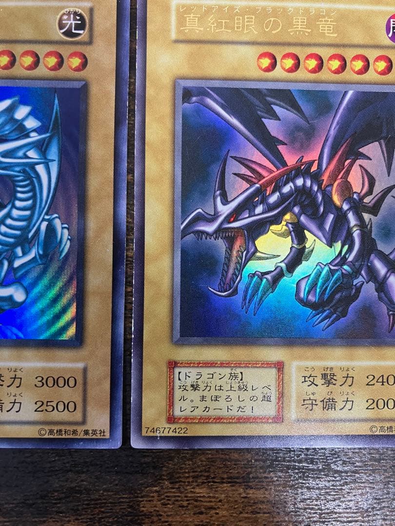 遊戯王 ブルーアイズホワイトドラゴン レッドアイズブラックドラゴン