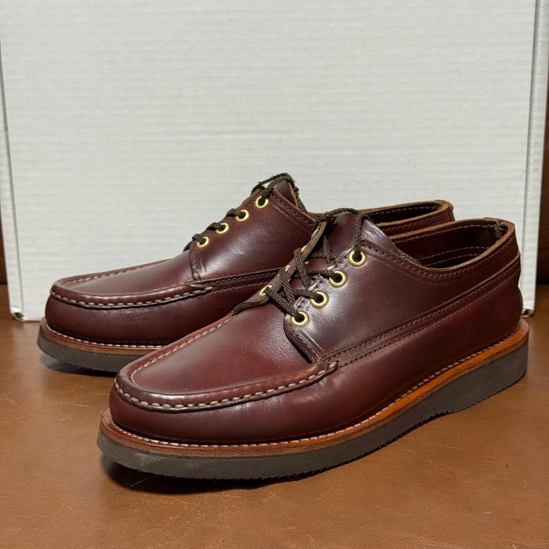 【使用数回のみ】ラッセルモカシン 1272 フィッシングオックスフォード Amazon | [ラッセルモカシン] FISHING OXFORD (1272-7) フィッシング