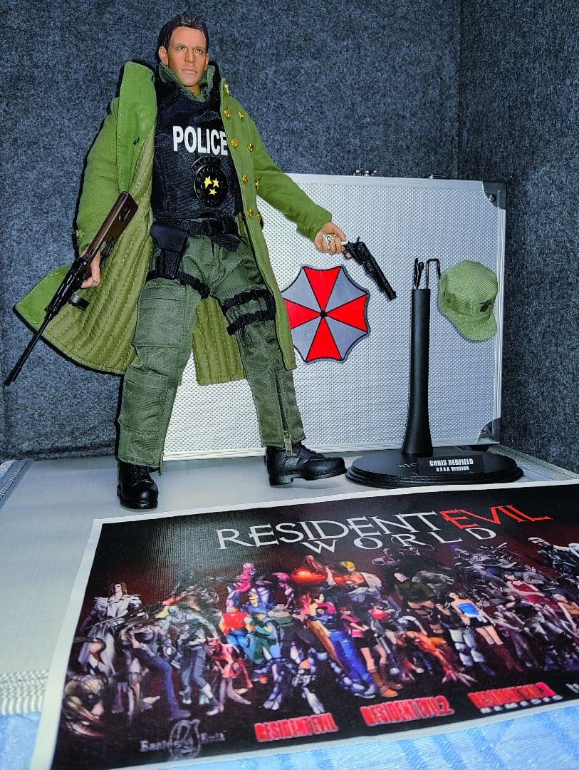 CAPCOM.バイオハザード①[クリス•レッドフィールド]1/6Size! ネカ バイオハザード シリーズ1 クリス・レッドフィールド アクション