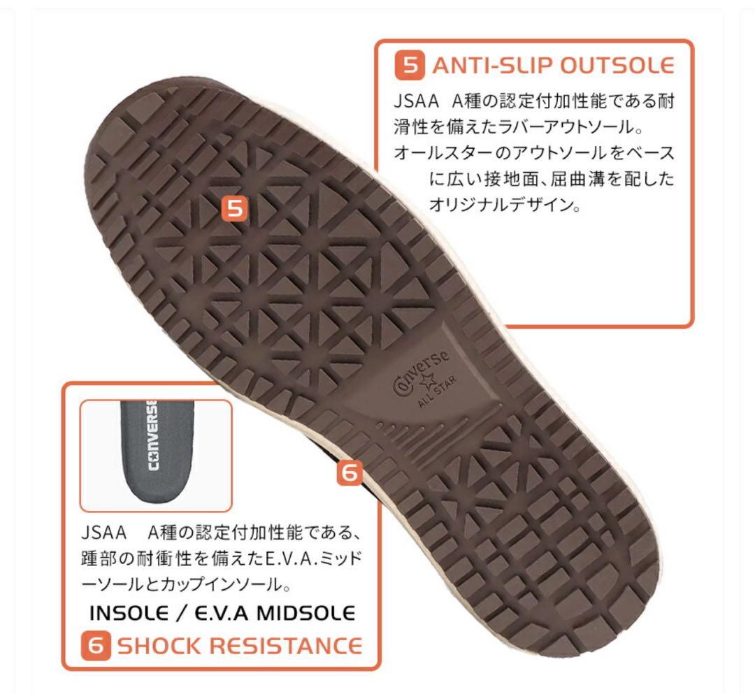 コンバース　オールスター　 安全靴　29.0cm