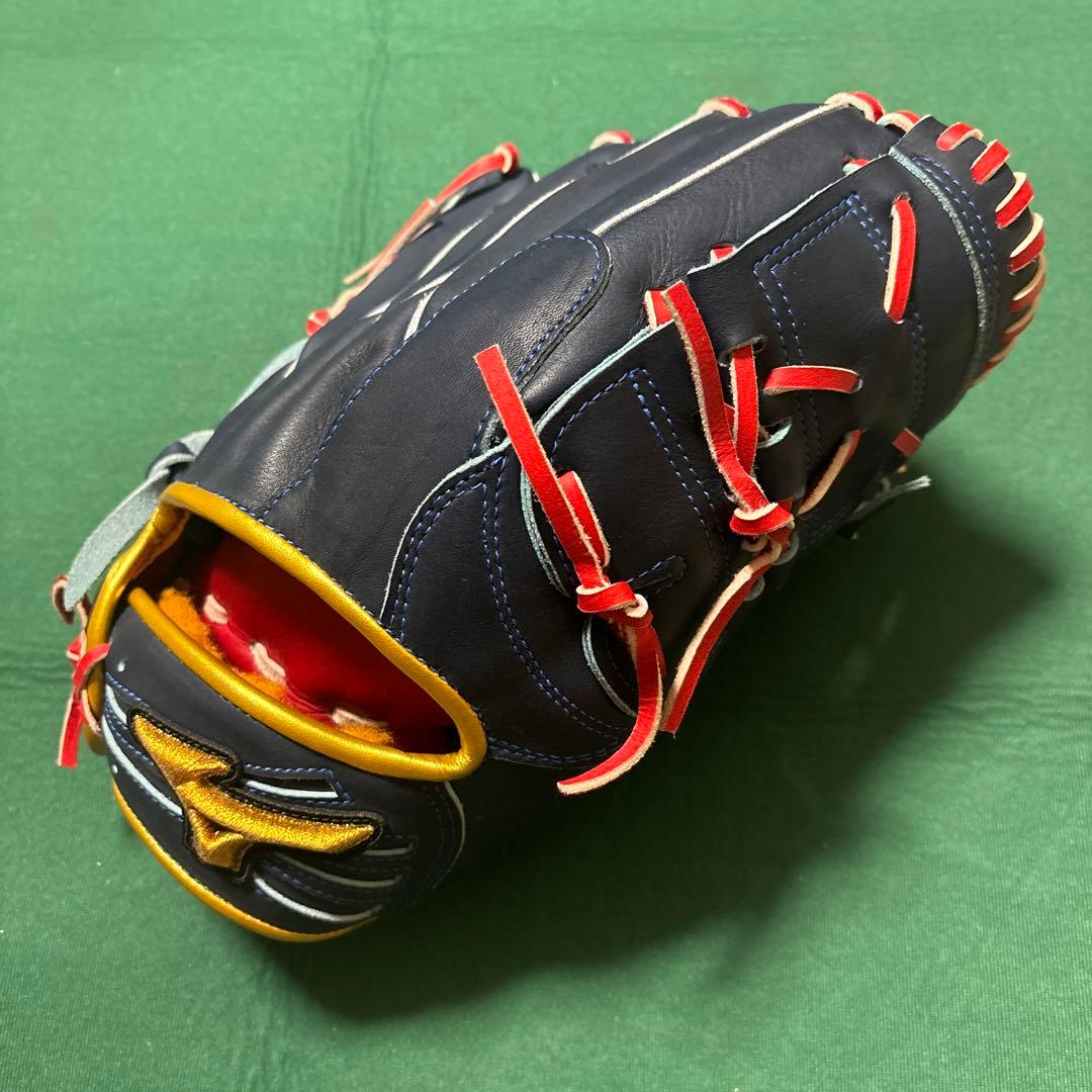 SSK proedge 軟式グローブ イエロー 収納袋付き