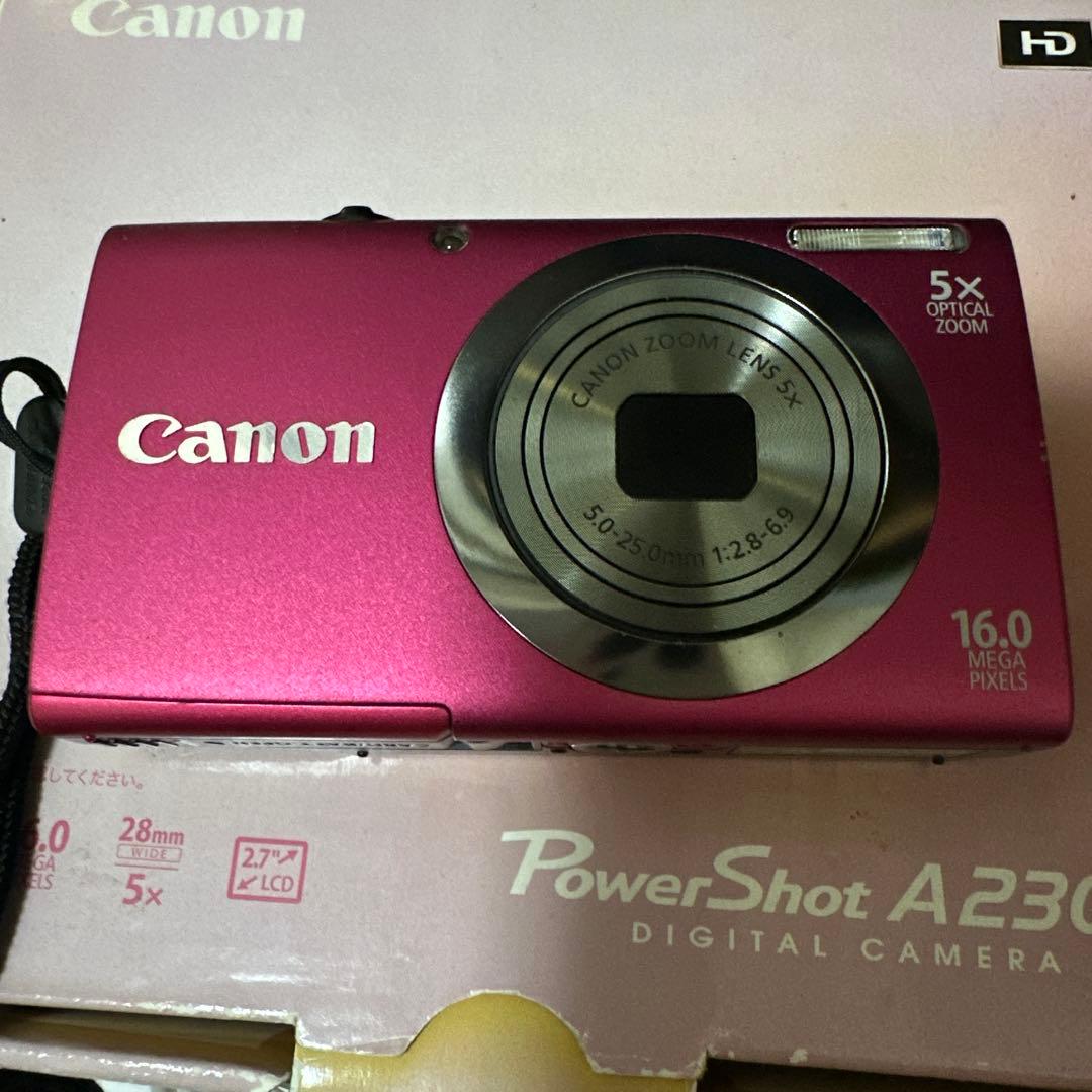Canon PowerShot A2300 ピンク完動品