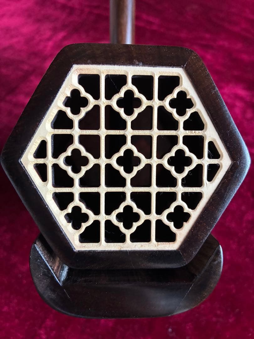 二胡☆最上級明清老紅木☆古月琴坊・万其興製作☆十年保証☆1123人100