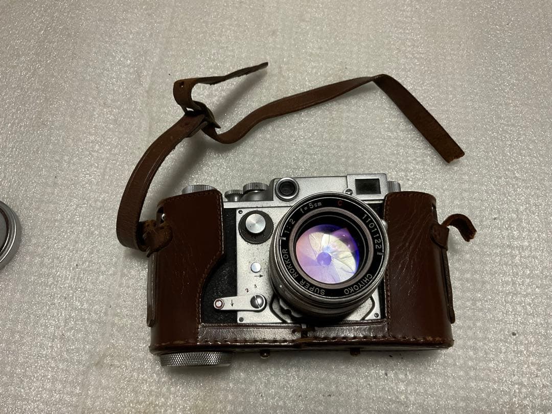 ミノルタ・35。C.K.S。【昭和レトロフィルム式カメラ カバア付き