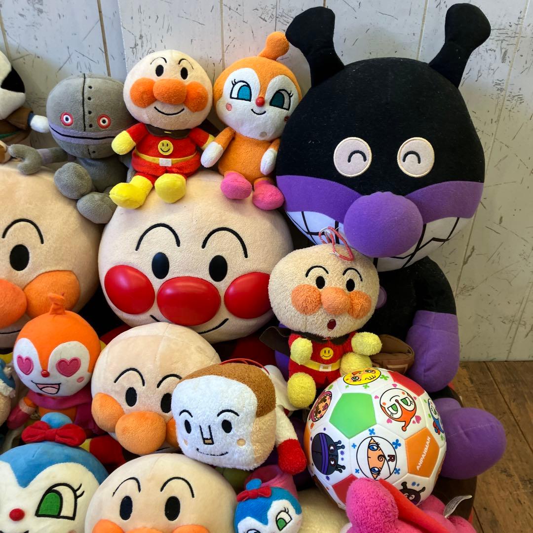 アンパンマン キャラクター ぬいぐるみ 大量まとめ売り 52体 人形