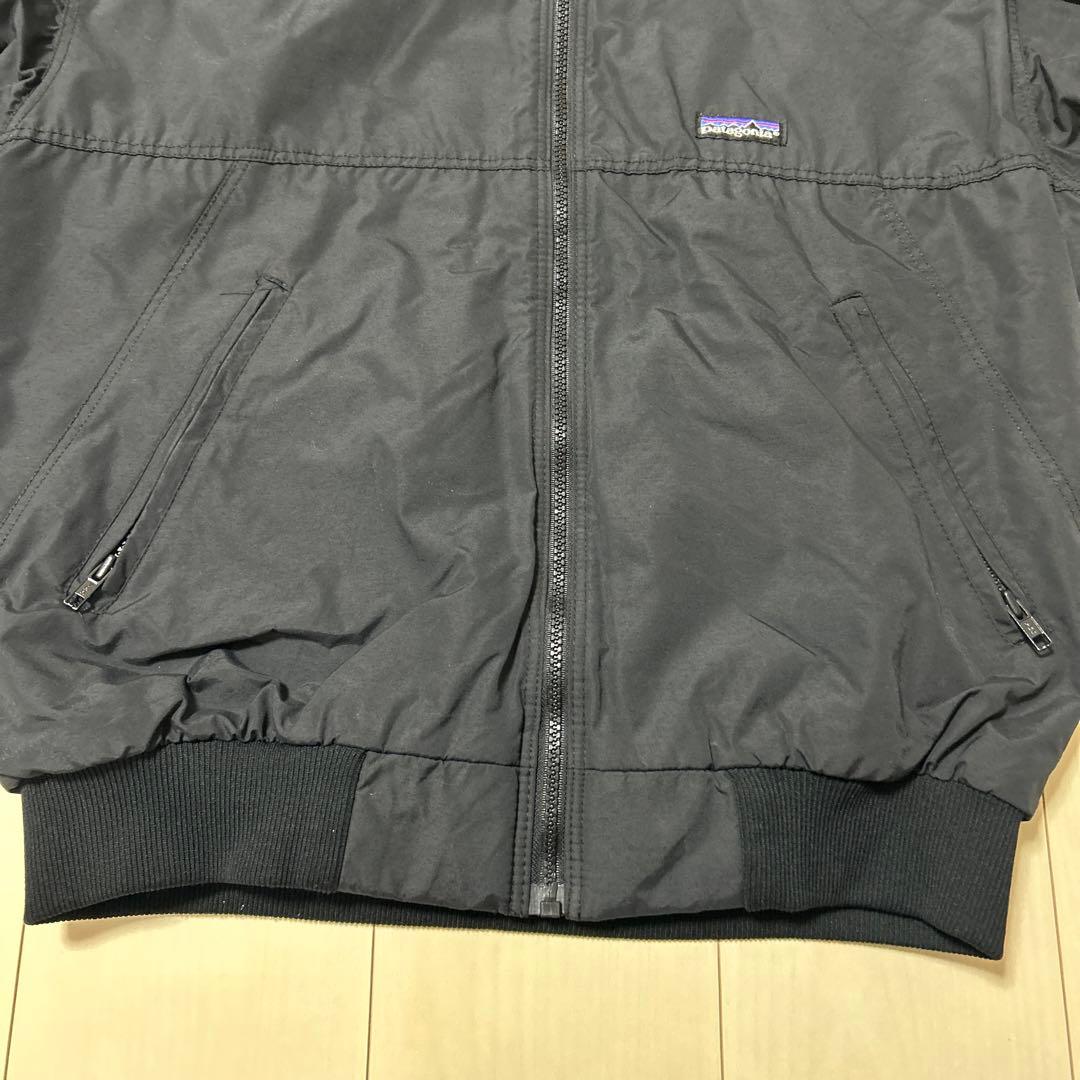 80s Patagonia パタゴニア シェルドシンチラ ジャケット黒ブラックM