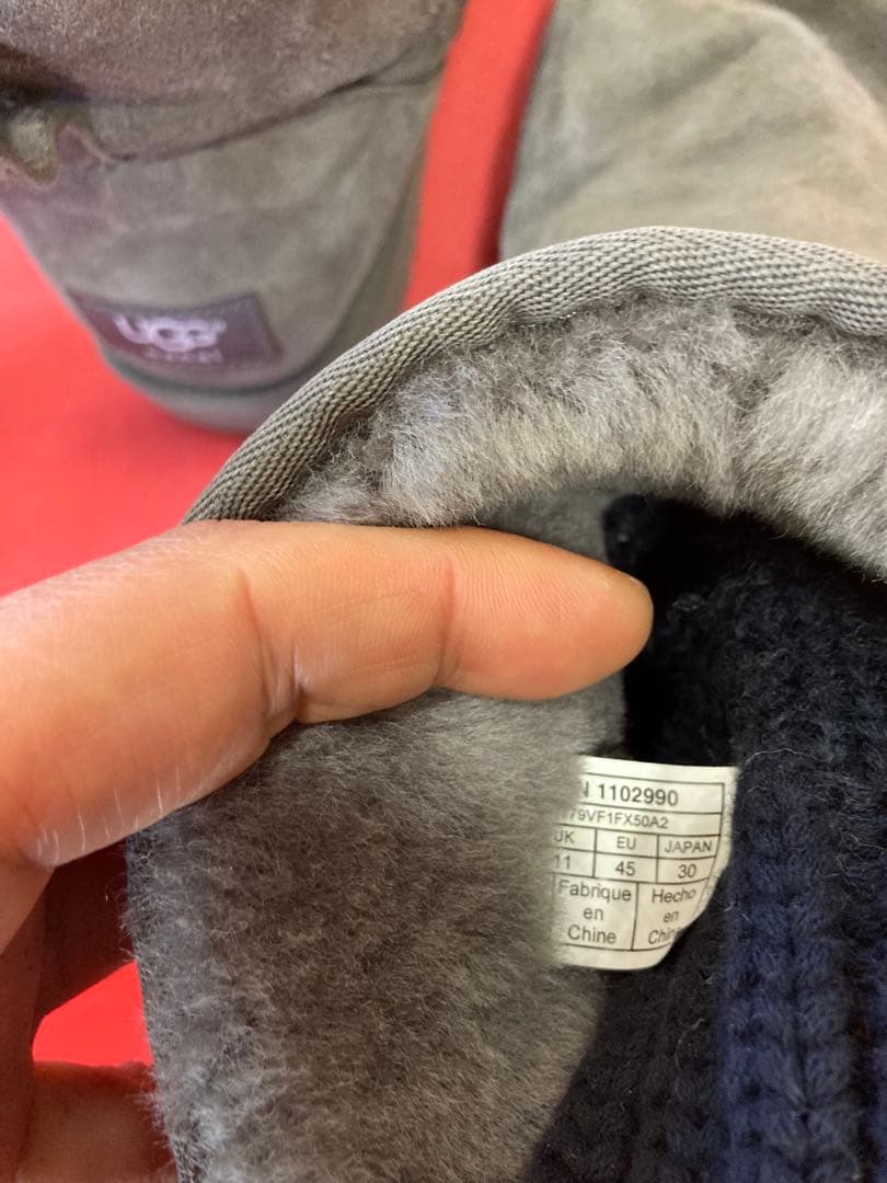 sacai✖️UGGー ニットドッキングムートンプーツ30