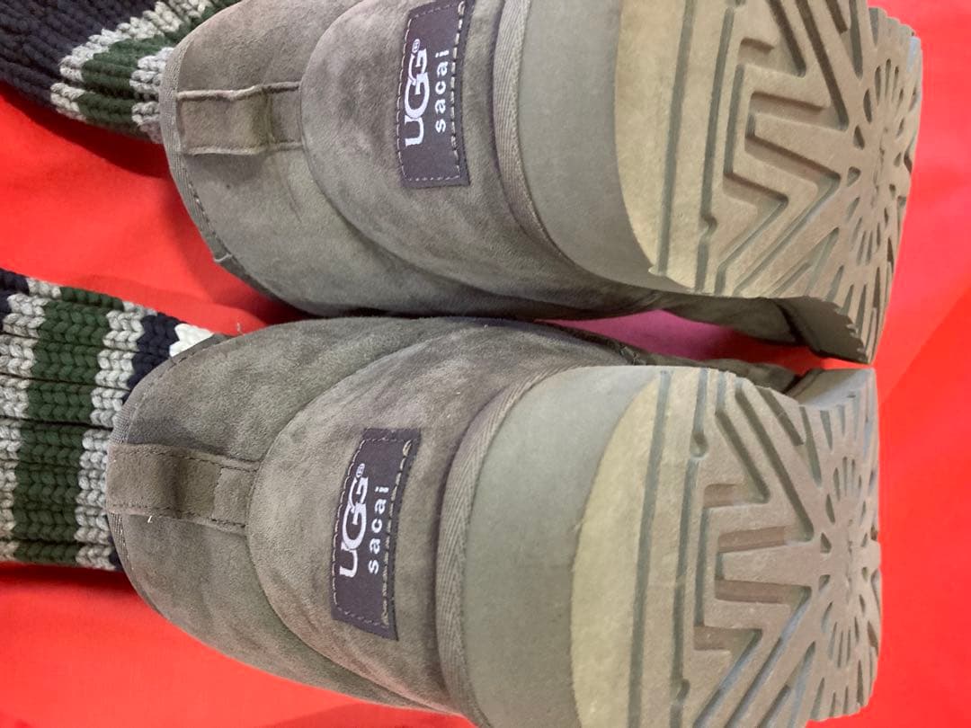 sacai✖️UGGー ニットドッキングムートンプーツ30