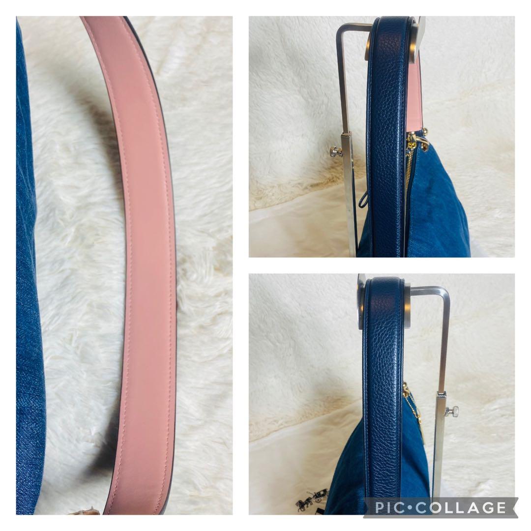 未使用極美 coach コーチ F66964 デニム ショルダーバッグ 2way - メルカリ