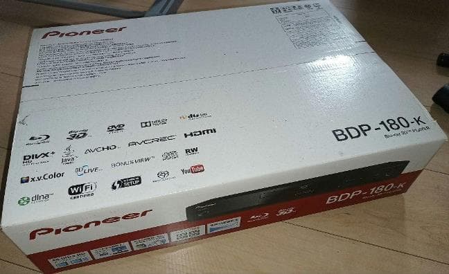 【新品未開封】稀少☆Pioneer ブルーレイプレーヤー BDP-180-K BDP-180-K [ブラック]の製品画像 - 価格.com
