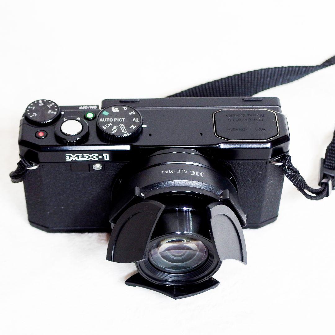 美品 ショット数 少ない PENTAX MX-1 ブラック バッテリー2個付き