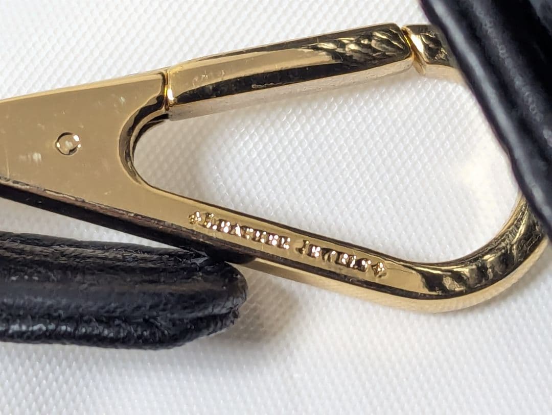 LEATHER JEWELS Crystal 2way バッグ黒 B690