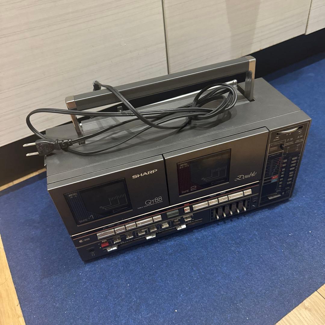 SHARP QT-88 カセットデッキ - メルカリ