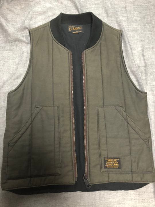 ラディアル　RADIALL ベスト　ワーク　カーキ　宮城大輝着用 モテようとしてパーマかけた。