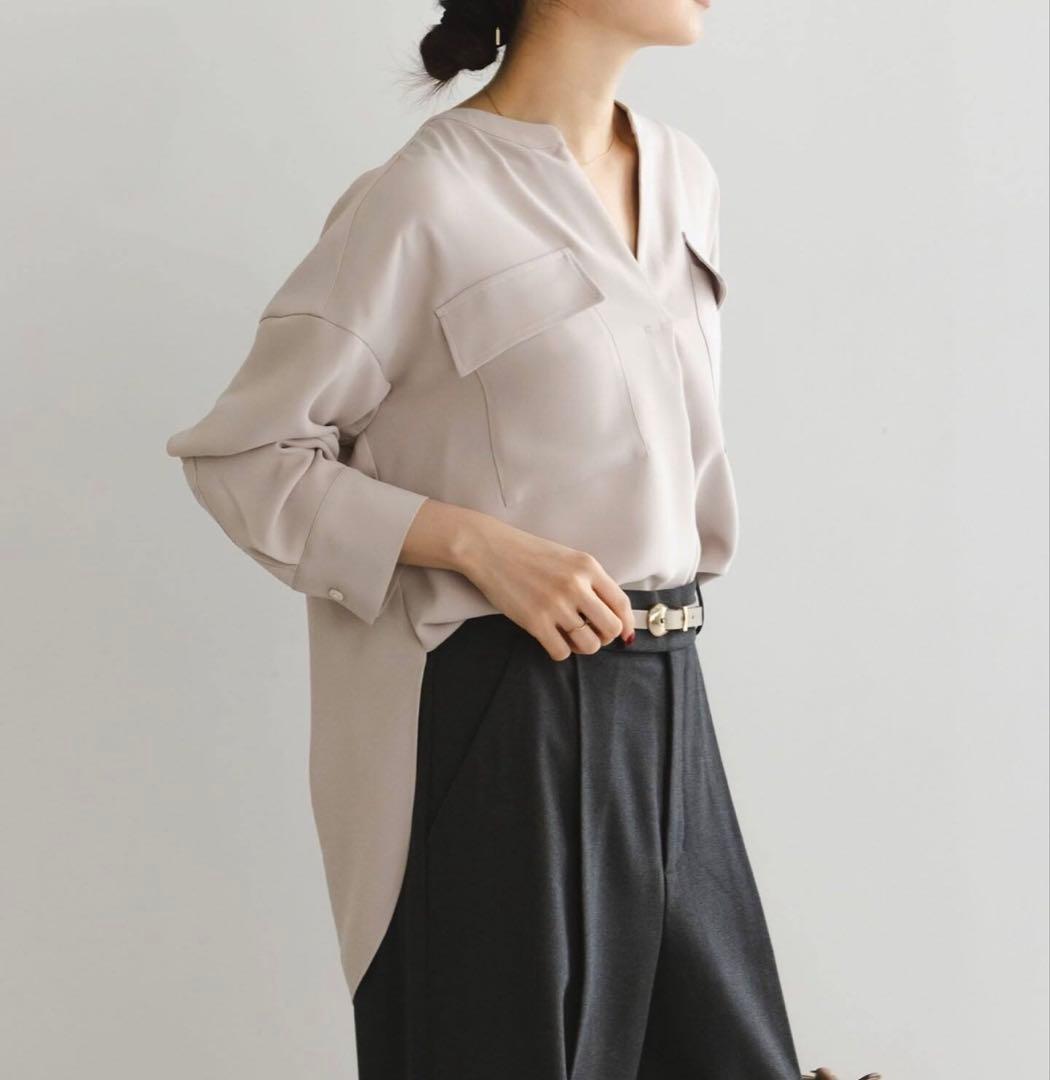 Noble ワークディテールドレープシャツ - メルカリ