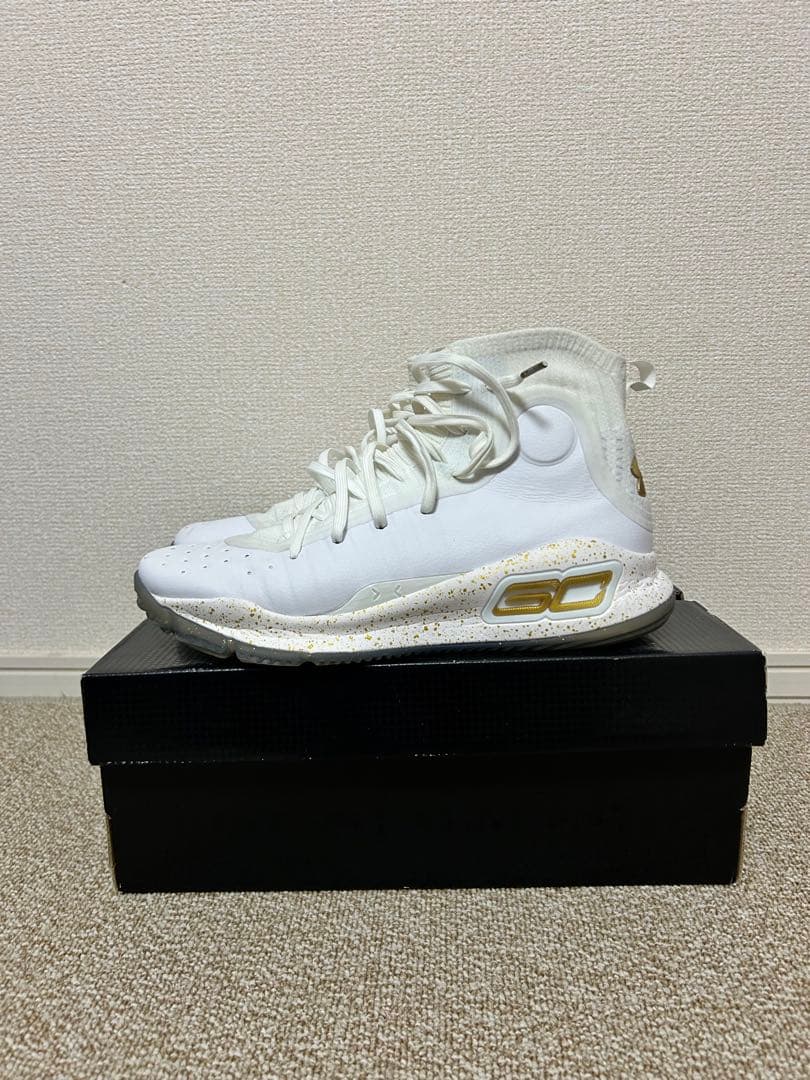 Under Armour Curry 4 ホワイト/ゴールド　26cm Buy Under Armour Curry 4 Retro 'White Gold' 2024 - 1298306 111 | GOAT