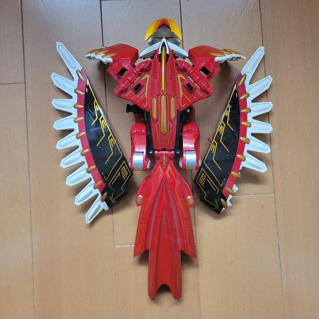 M*S様 百獣戦隊ガオレンジャー ガオファルコン 可動式翼の赤い鳥型
