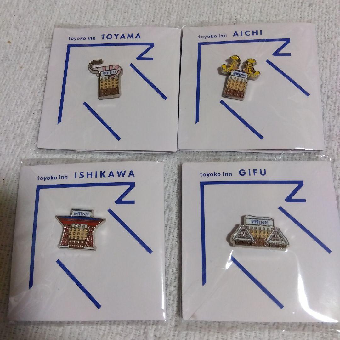 東横イン ご当地Genkiバッジ 4個セット - メルカリ