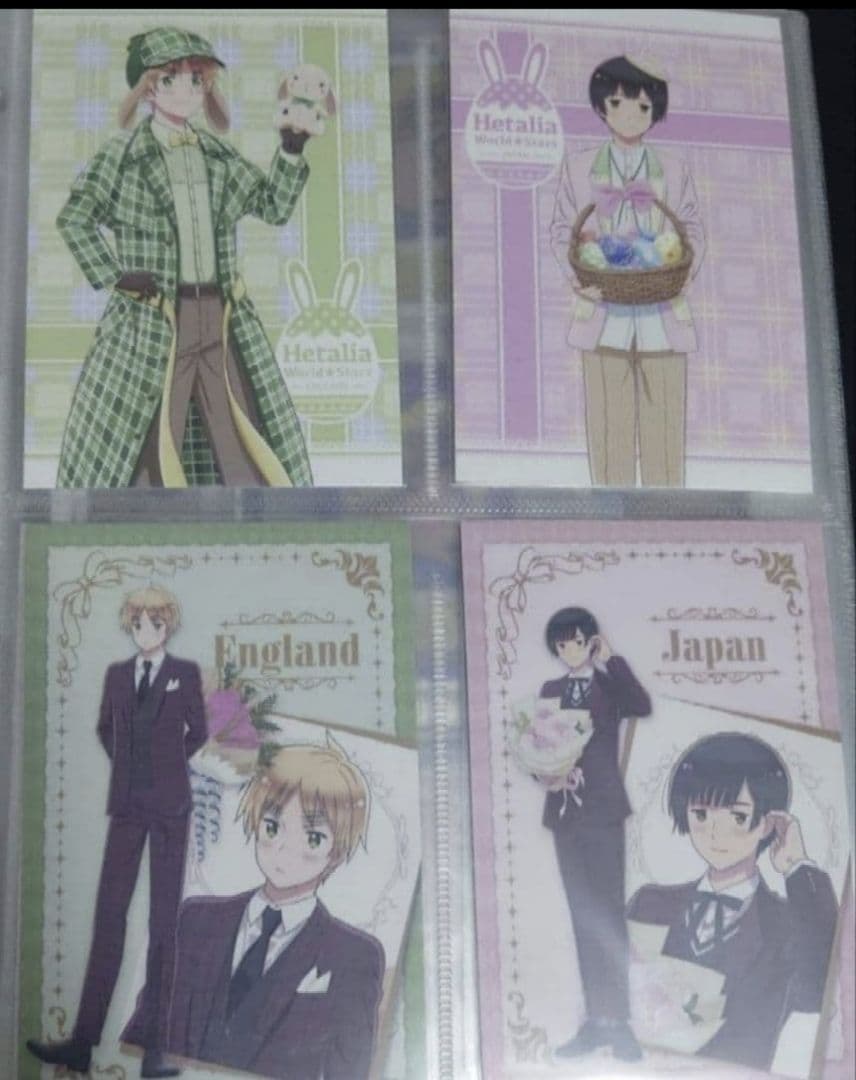 ヘタリア イギリス 日本 ポストカード イースター - メルカリ