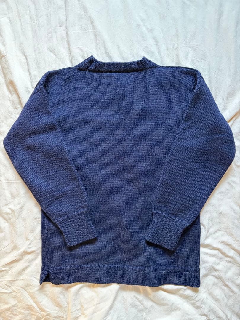 70s イギリス製 LE TRICOTEUR ガンジーニットセーター Le Tricoteur（ルトリコチュール） ニット セーター | 「別注