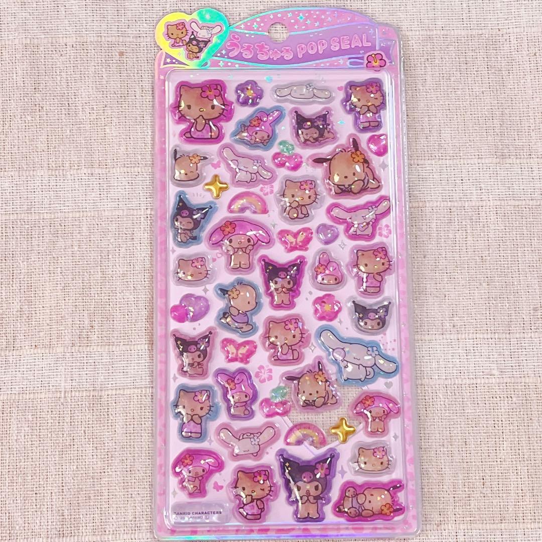 うるちゅるPOP ボンボンドロップシール 1点 サンリオ 日焼け - メルカリ