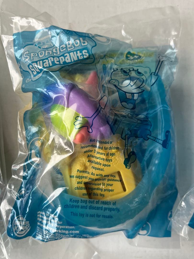 バーガーキング 米国 ミールトイ2002年 スポンジ・ボブ 全8個セット