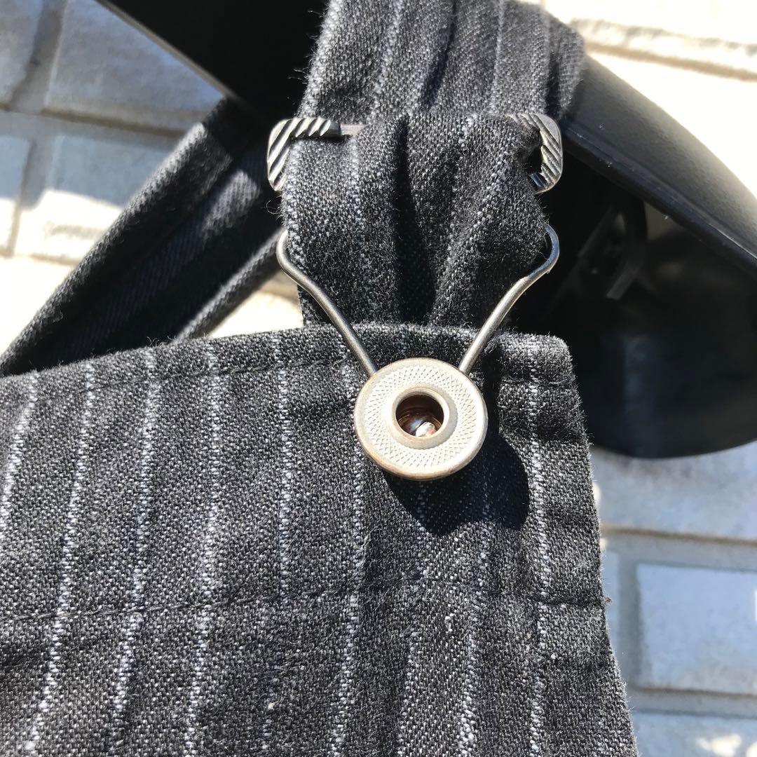 ダッパーズオーバーオール44 チャコールヘリンボーン