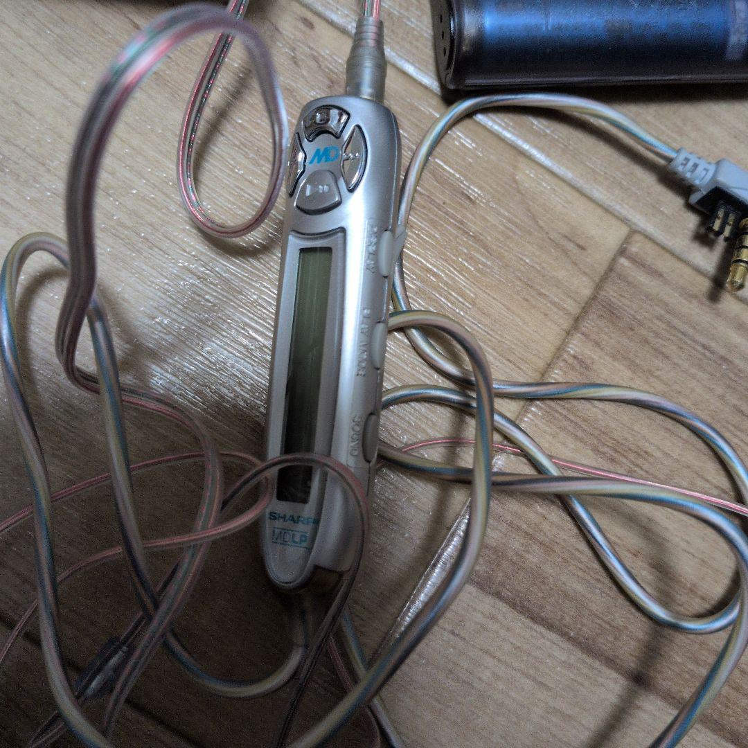 SHARP シャープ MD ポータブルプレーヤー MD-MT77-A - メルカリ