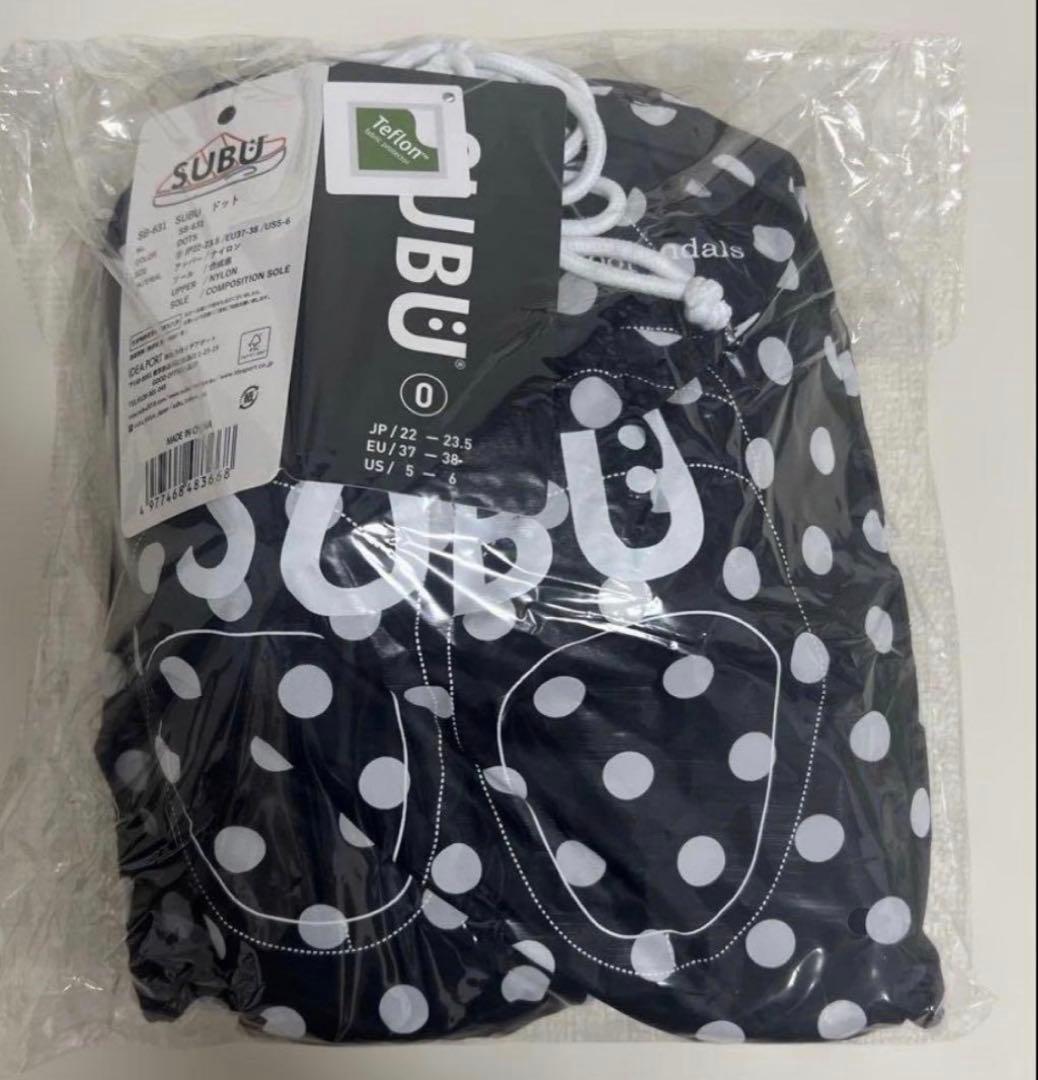 SUBU ドット柄 スリッパ 22〜23.5cm サイズ0 I've レイ　④