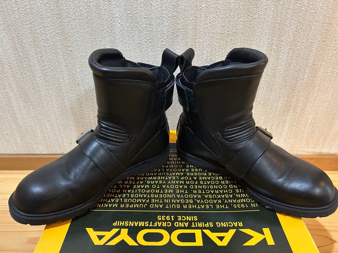 KADOYA BLACK ANKLE 24.5cm ブラック