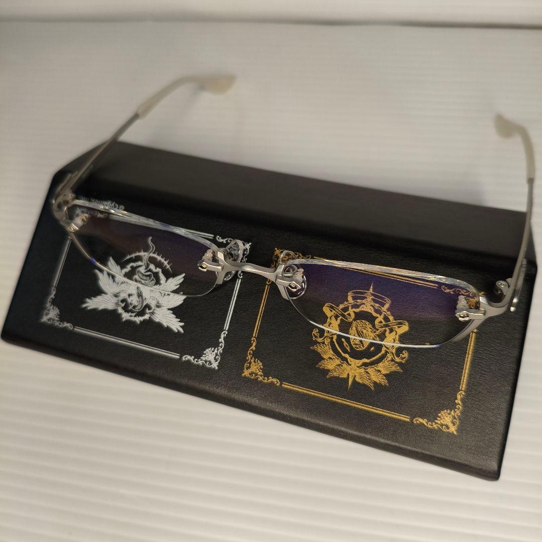 美品✨グラブル 執事眼鏡eyemirror ルシフェル 度なし ブルーライト