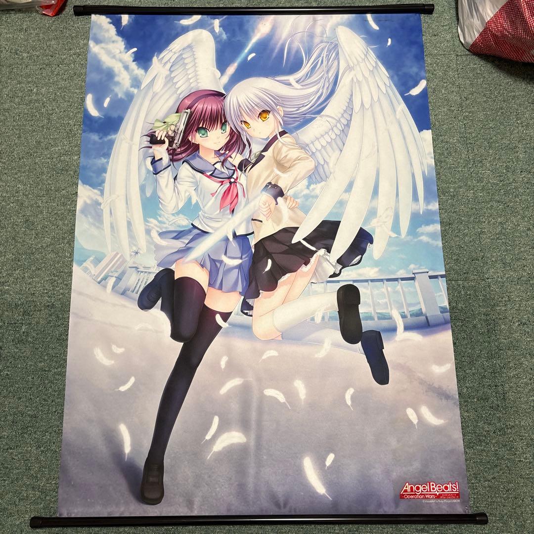 Angel Beats! ゆり＆かなで 特大タペストリー - メルカリ