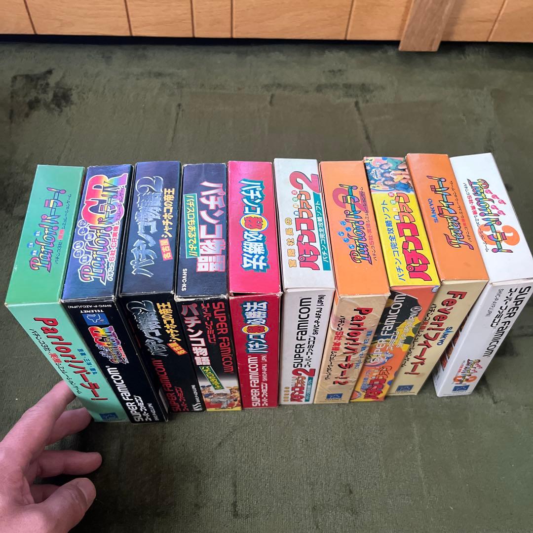 スーパーファミコンソフト パチンコソフト10本まとめ売り 全動作確認