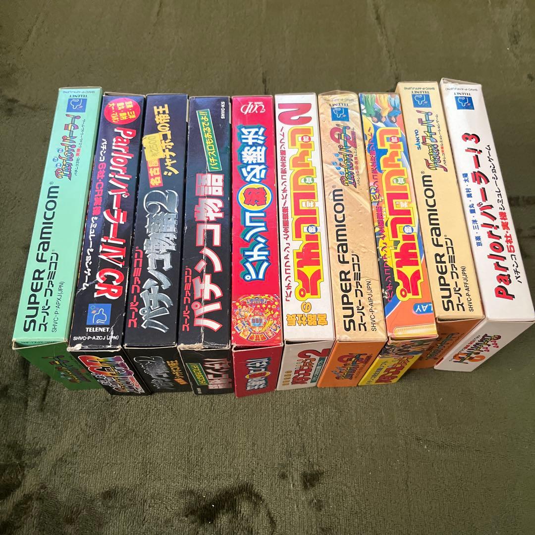 スーパーファミコンソフト パチンコソフト10本まとめ売り 全動作確認