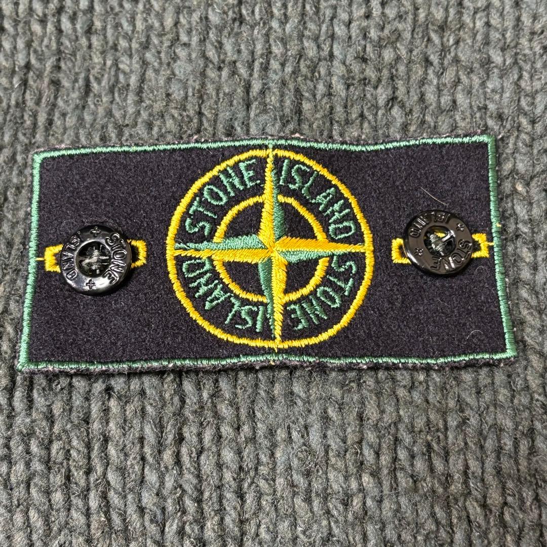 ⭐︎幻級 ストーンアイランド オーバーサイズニット グリーンエッジ