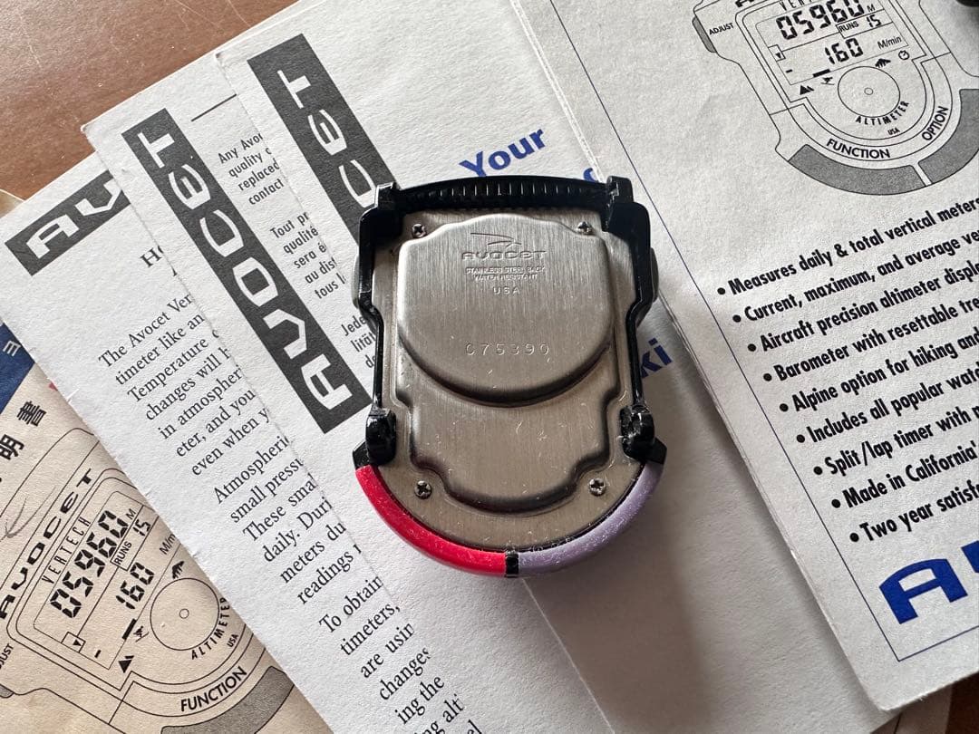 AVOCET VERTECH アボセット デジタル時計 スキー スノボード - メルカリ