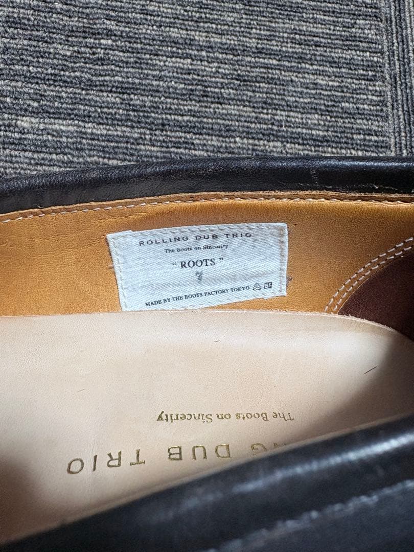 極美品RDT ROOTS LOWFER ホースバット 茶芯 ローリングダブトリオ