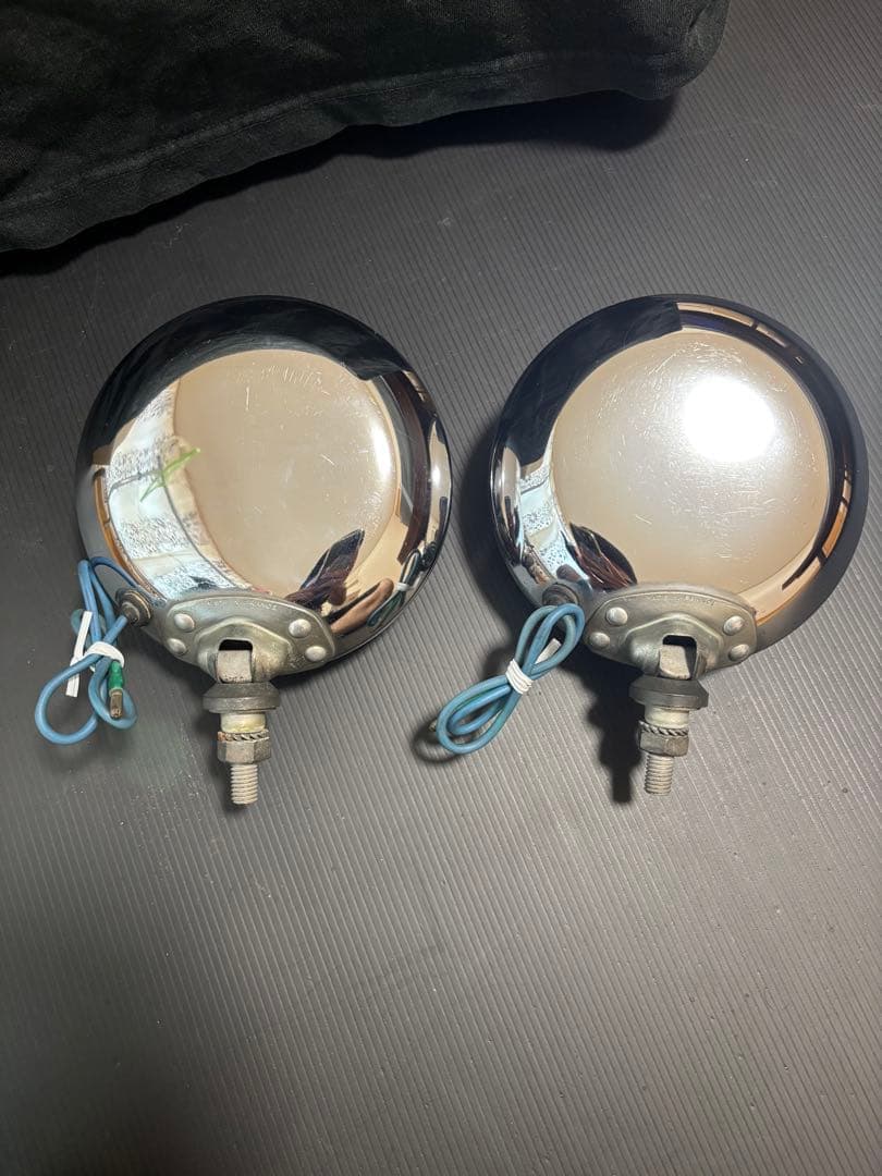 マーシャル 819 フォグランプ クリア2ヶセット 割れ凹み無し デュアルカウル