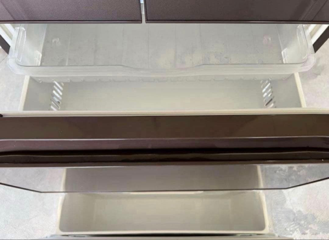 2019年式 430L 日立 6ドア冷蔵庫 R-XG43J(XH) - メルカリ