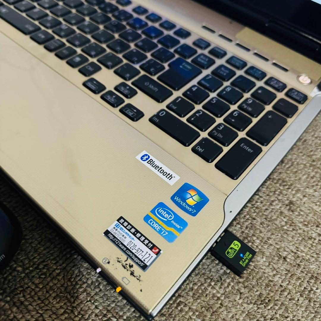 S233 NECノートパソコンi7高速SSDサクサクWindows11オフィス付 - メルカリ