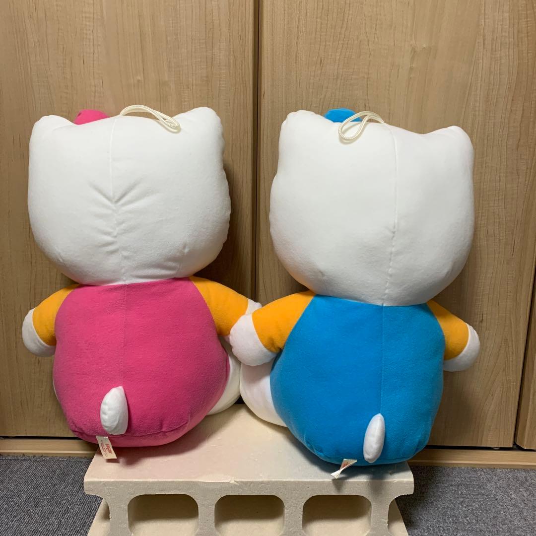 激レア・希少】ハローキティ キティちゃん特大ぬいぐるみ 2体セット
