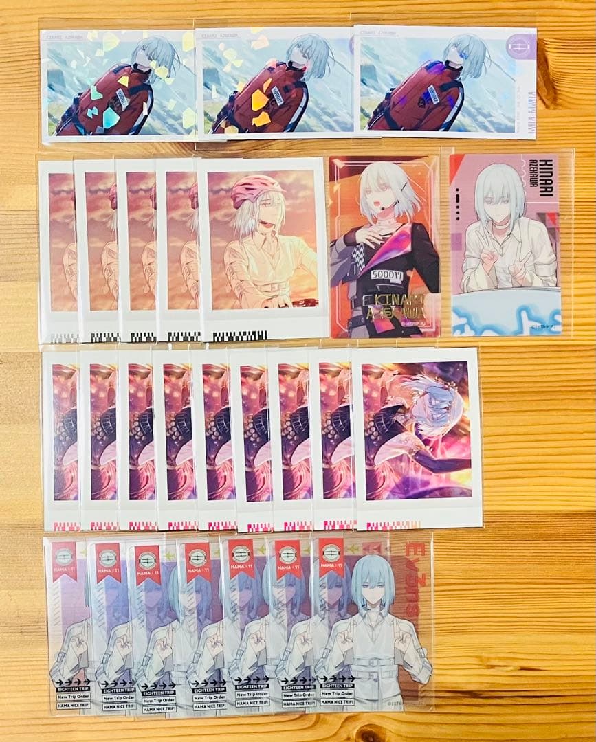 18TRIP エイトリ ぱしゃこれ 箔押しクリアシート ウエハース 畔川幾成