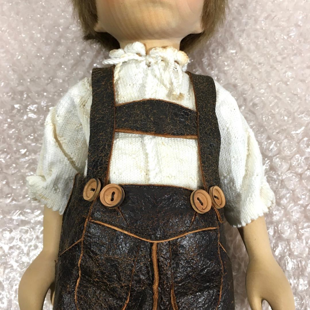 ○[美品] ポングラッツ人形 オールウッド pongratz 木製人形37cm