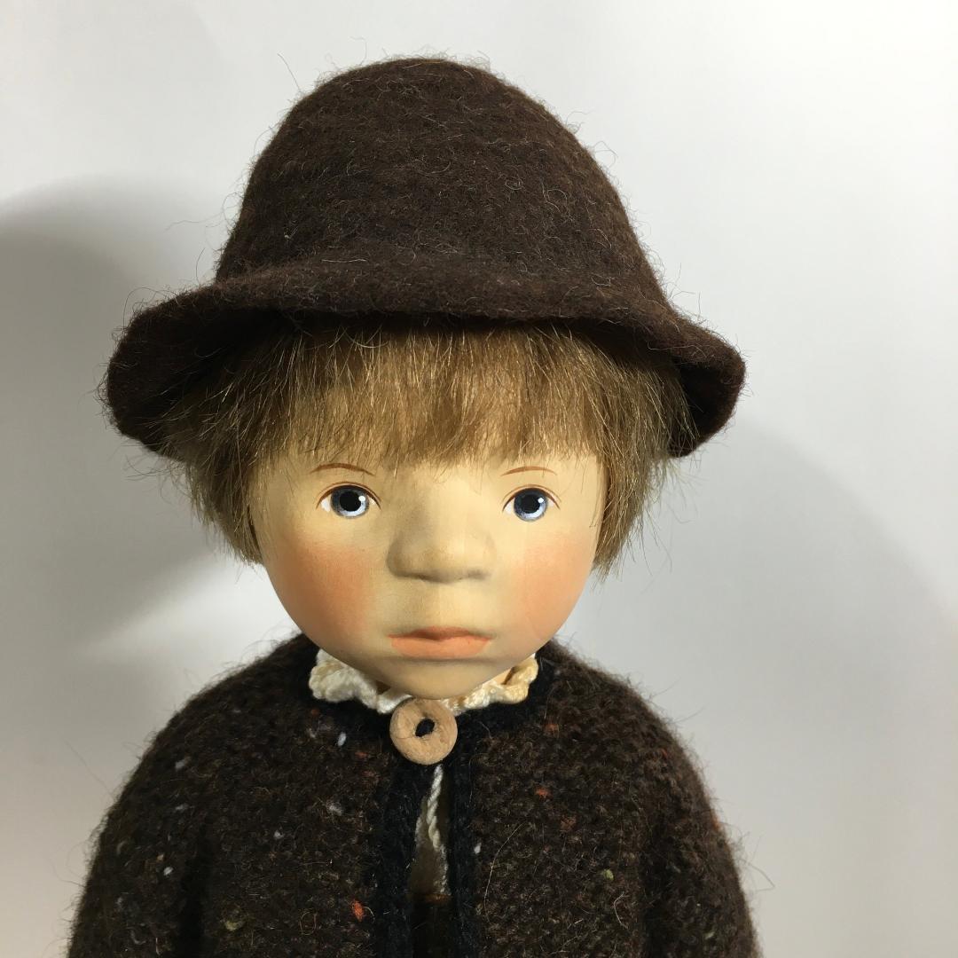 ○[美品] ポングラッツ人形 オールウッド pongratz 木製人形37cm