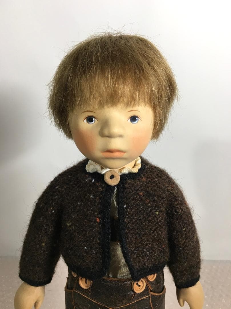 ○[美品] ポングラッツ人形 オールウッド pongratz 木製人形37cm